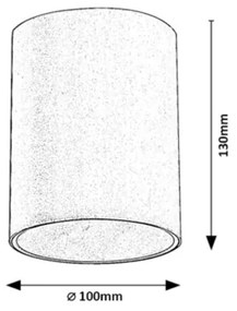 Rabalux 7819 - Kültéri spotlámpa ZOMBOR 1xGU10/35W/230V kerek IP54