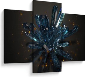 Kristály kép (90x60 cm)