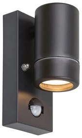 Rabalux 8834 - Kültéri fali lámpa érzékelős MEDINA 1xGU10/10W/230V IP44