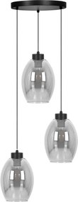 KAJA K-5722 BALBO Szürke Színű Függeszték 3xE27 15W IP20