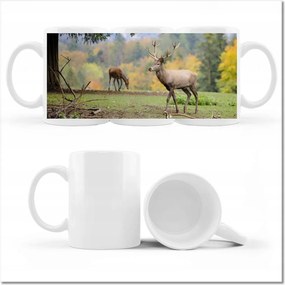 Szarvas mintás bögre a szeretett szarvassal