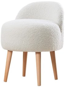 MIKI puff, átmérő 46 cm, fehér