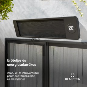 Blumfeldt Cosmic Beam infravörös fali fűtőtest, kültérre, 5 és 50 fok között, IP44, 25 m²-ig