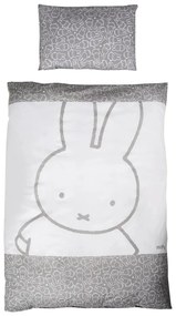 Pamut gyerek ágyneműhuzat babaágyhoz 100x135 cm Miffy – Roba