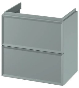 Cersanit S1021-009-fali mosdó alatti fürdőszobaszekrény MILLE SLIM 60x38 cm mentazöld