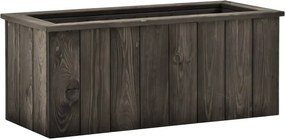 vidaXL sötétszürke tömör fenyőfa magaságyás 74 x 32 x 30 cm