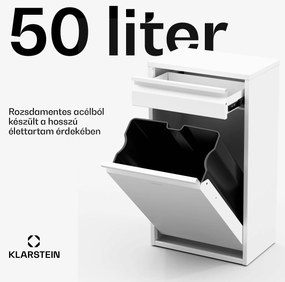 Klarstein Ordnungshüter konyhai szemetes 50 L fiókkal