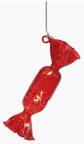 Piros függő karácsonyi fénydekoráció ø 1,5 cm Hannah – Sirius