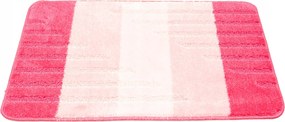Fürdőszobai Csúszásgátló Szőnyeg Puha Nedvszívó Rózsaszín Csíkos 50x80 cm