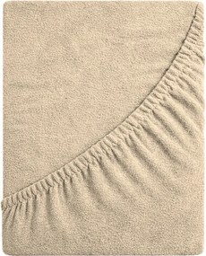 Frottír Lepedő Gumis 80x160 Vastag DeLux 190g Bézs