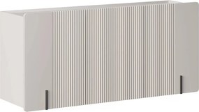 Malmi háromajtós fali komód 150 cm - kasmír / fekete