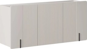 Malmi függesztett komód 150 cm háromajtós - kasmír / fekete