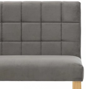 szürke bársony pad 140 cm