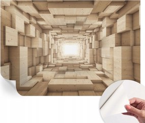 Öntapadós fotótapéta a konyhába Mosható fa alagút 152x104 cm