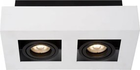 Italux modern spot lámpa casemiro fehér fekete itxit8001s2-wh/bk