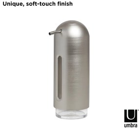 Ezüstszínű műanyag szappanadagoló 350 ml Penguin – Umbra