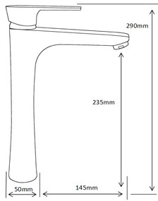Mexen Axel R62 fürdőszett, fekete, 73813R62-70