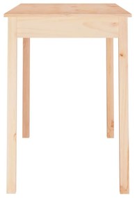 tömör fenyőfa ebédlőasztal 110 x 55 x 75 cm