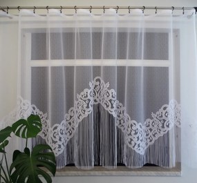 Mg Függöny Jacquard+zsinórok 300x145cm Milano szalaggal