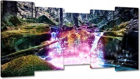 Festmények 150x80 Patak a hegyekben Tájkép