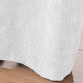 Fehér zsenília függöny 140x260 cm Leo – douceur d'intérieur