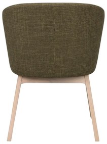 Zöld kárpitozott étkezőfotel szett 2 db-os Windham – Rowico