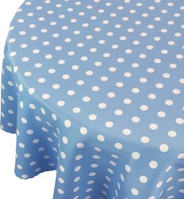 Abrosz Foltálló Pöttyös Kék Kör átmérő 130 cm