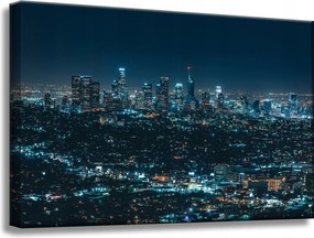 Vászonkép Építészet Los Angeles éjszaka 60X40 cm