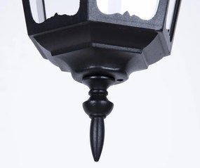 KAJA K-5006H CZARNY LOZANA Fekete Színű Kültéri Függeszték 1xE27 15W IP44