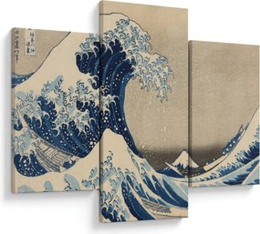Kép - Katsushika Hokusai, Under the Wave off Kanagawa, reprodukciók (90x60 cm)