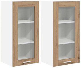 Függő szekrény Riga 2 pcs Artisan tölgy 40 x 31 x 80 cm Faanyag