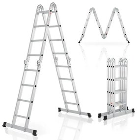 Juskys Alumínium multifunkciós létra 470 cm