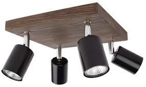 Spot-Light DO2910456 - MANARA mennyezeti spotlámpa 4xGU10/5W/230V fenyő