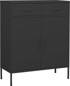 vidaXL antracitszürke acél tárolószekrény 80 x 35 x 101,5 cm