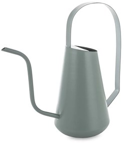 Modern halványszürke íves fém kerti locsolókanna 30x27x12cm