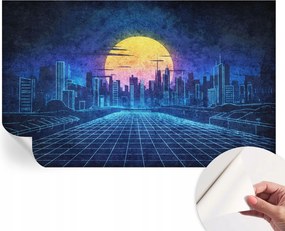 Fotótapéta Öntapadós tapéta a szobába Futurisztikus tájkép 416x254 cm