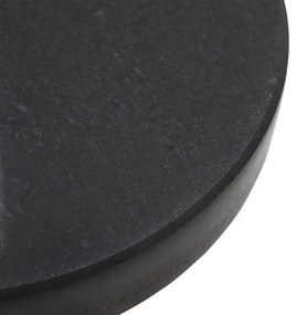 Gurulós napernyő talp Ø38/48mm oszlopokhoz - fekete gránit, 30kg-os kerek
