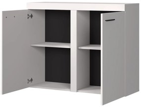 Komód Rokara 2F 3 (fehér). 1058571