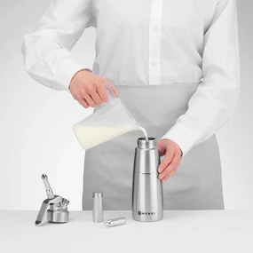 Profi Line rozsdamentes acél tejszínhabkészítő, 0,5 l - Hendi