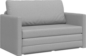 vidaXL Kanapéágy 110cm Felhőszürke szövet