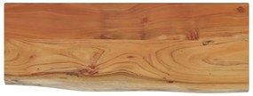 tömör akácfa téglalap alakú fali polc 80 x 30 x 2,5 cm