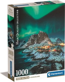 Norvégia Lofoten 1000 db-os Compact puzzle Clementoni