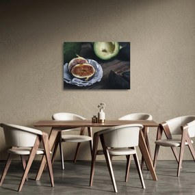 Füge és avokádó képe (üvegen) (70x50 cm)