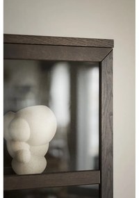 Barna tölgyfa tálalószekrény 95x195 cm Everett – Rowico