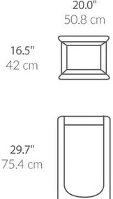 Simplehuman Összecsukható szennyestartó X-Frame, bézs