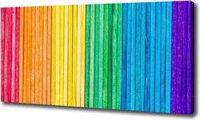 Vászonkép Színes csíkok 100x70 cm