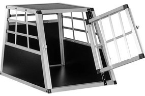 PETSTUFF® Kutyaszállító box M  54 × 69 × 50 cm MDF ALU