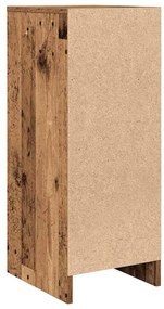 antik fa színű szerelt fa tálalószekrény 29,5x34x76 cm