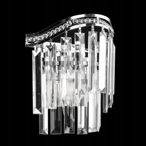 Palota jellegű világítás kvarc kristályok motívummal nappali