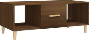 vidaXL barna tölgyszínű szerelt fa dohányzóasztal 102 x 50 x 40 cm